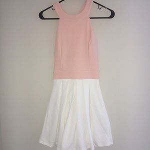 Akira pink and white dress